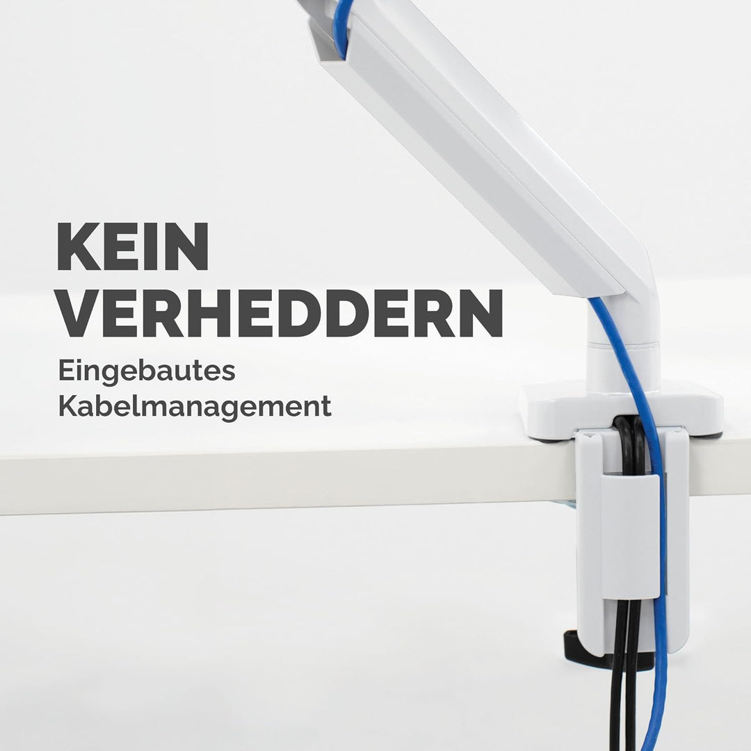 Fellowes Monitor Halterung für 1 Bildschirm bis 32 Zoll (81,28 cm) - Platinum Series Monitor Arm mit
