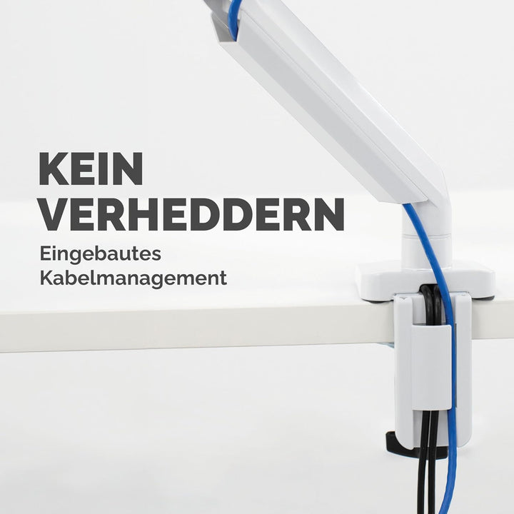 Fellowes Monitor Halterung für 1 Bildschirm bis 32 Zoll (81,28 cm) - Platinum Series Monitor Arm mit