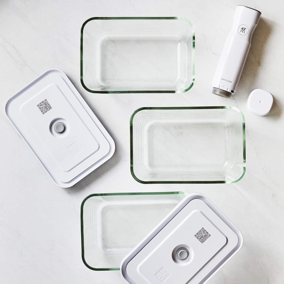 ZWILLING ZWILLING VAKUUM BOXSET, S/M/L / 3-TLG, GLAS, WEISS Fresh & Save