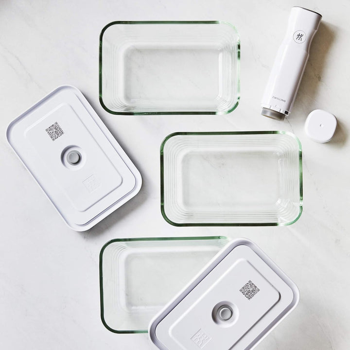 ZWILLING ZWILLING VAKUUM BOXSET, S/M/L / 3-TLG, GLAS, WEISS Fresh & Save