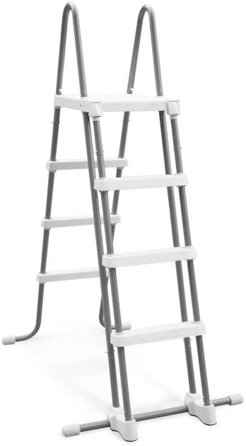 Intex POOL LADDER WITH REMOVABLE STEPS for use, aus verzinktem, beschichtetem Stahlrohr