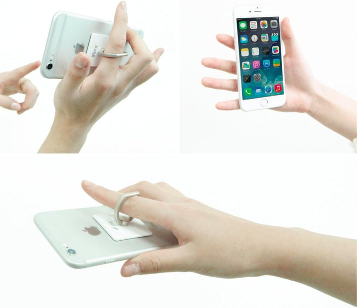 iRing Premium Style Ring, Smartphone-, Handy-Halterung, Haltegriff, Standfuss, Autohalterung, Selfie