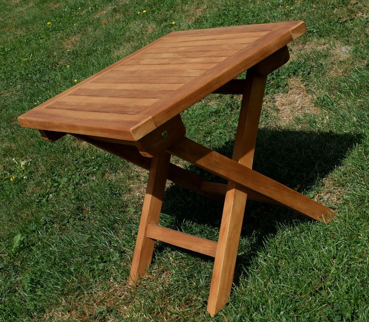 ASS Teak Klapptisch Holztisch Gartentisch Garten Tisch Beistelltisch 45x45cm Holz JAV-Picnic