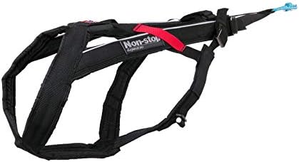 Non-stop dogwear Freemotion Harness Zuggeschirr für Hunde schwarz Gr. 7 Kopf 52cm Hals 44-48cm, schw