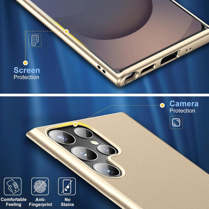 sqgylgl Ultradünne Hülle für Samsung Galaxy S25 Ultra 5G, Extrem Dünn Matte S25 Ultra Handyhülle PC
