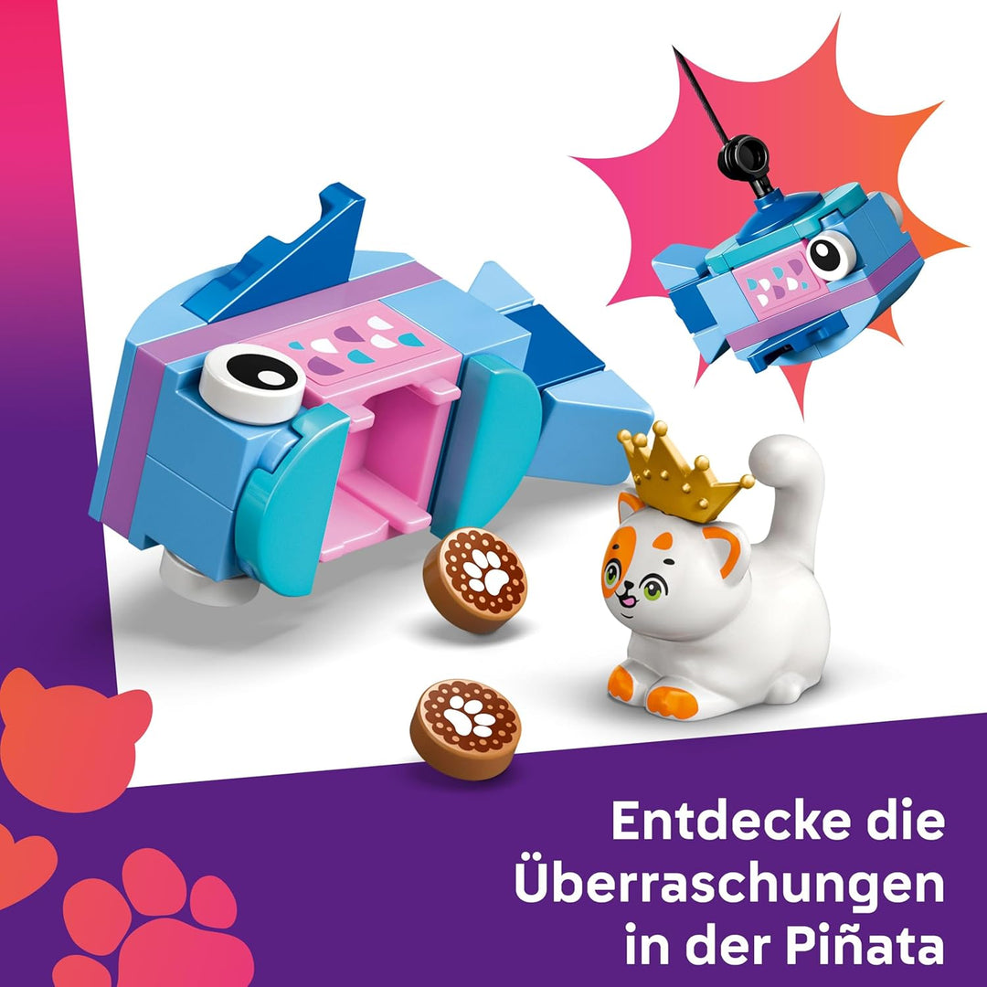 LEGO Friends Katzengeburtstagsparty & Baumhaus - Spielzeug mit 2 Minifiguren & 5 Tierfiguren -drehba