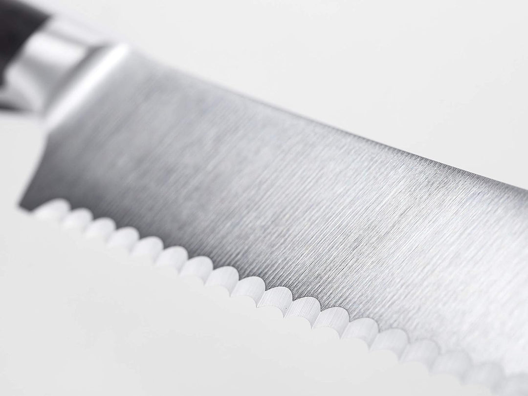 WÜSTHOF Ikon Aufschnittmesser 14 cm, Silber 14 cm Aufschnittmesser, 14 cm Aufschnittmesser