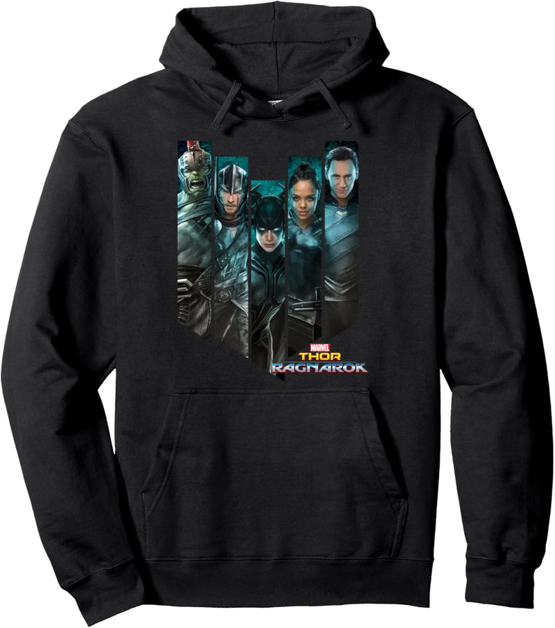 Marvel Thor Ragnarok Group Shot Panels Pullover Hoodie