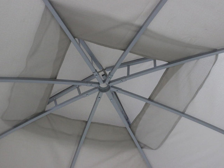 Primaster Pavillon Forli 295 x 295cm Gartenzelt Gartenpavillon Faltpavillon