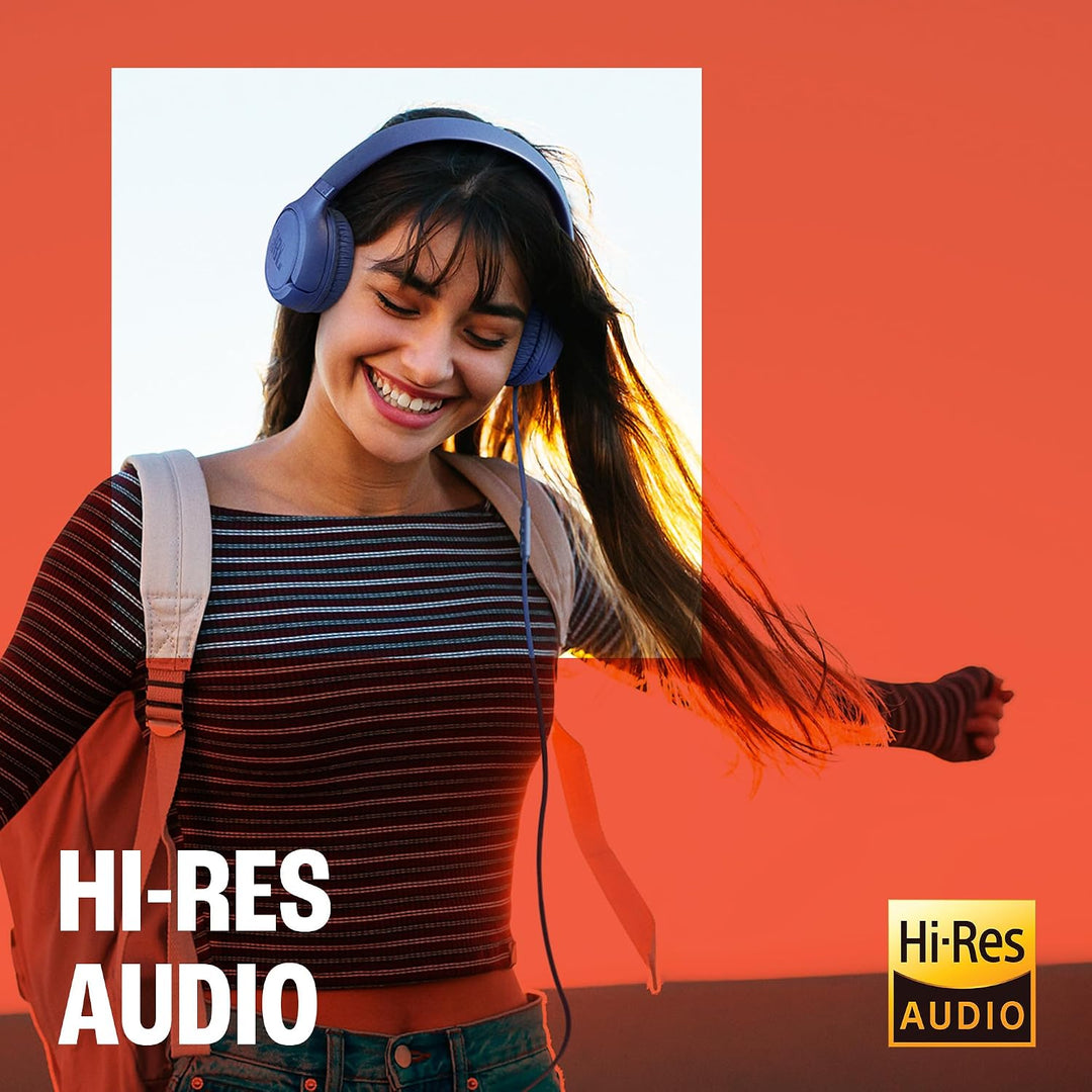 JBL Tune 530 C Comfort-Fit Wired On Ear Kopfhörer mit Mikrofon, JBL Reiner Bass-Sound, EQ-Voreinstel