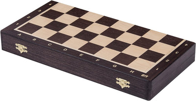 Square - Pro Schach Nr 4 WENGE - Schachspiel aus Holz - Schachbrett & Staunton 4