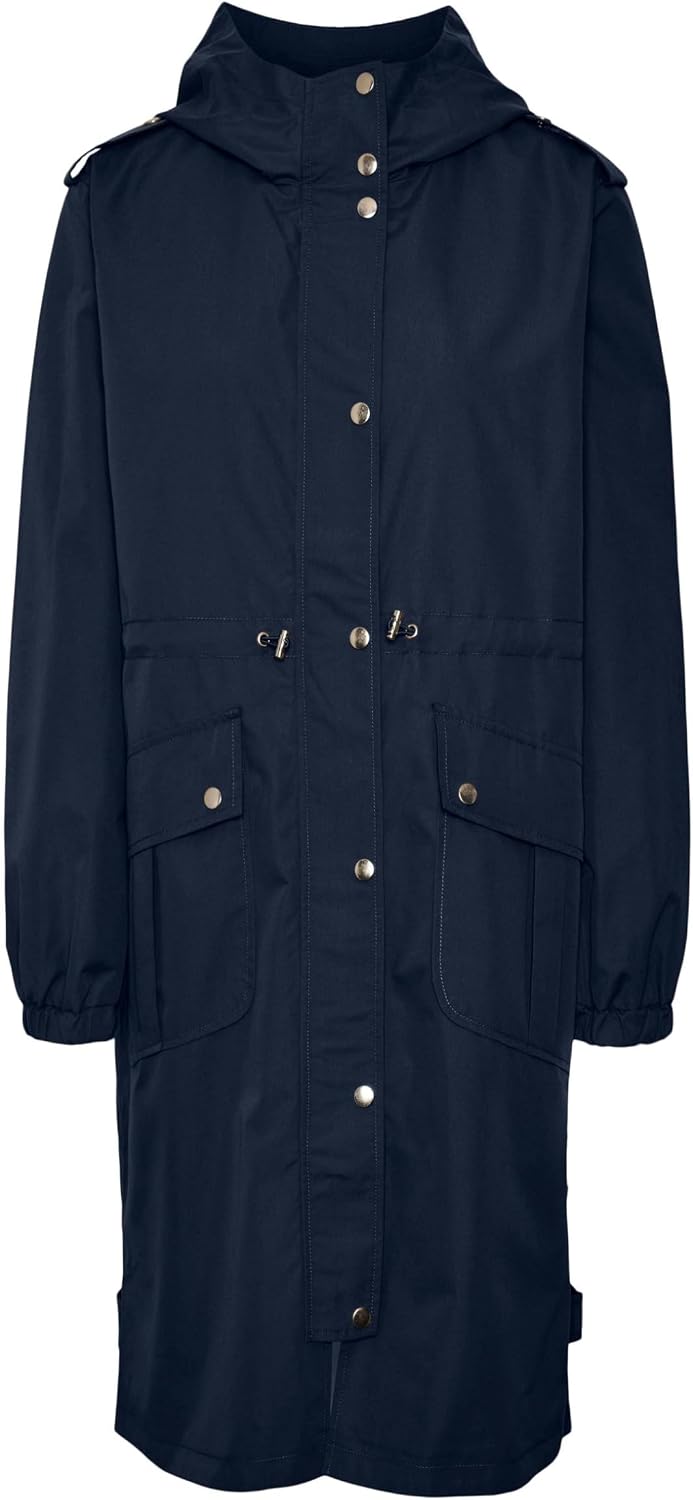 VERO MODA Female Langer Parka VMZOASOFIA Parka | Parka S Navy Blazer, S Navy Blazer