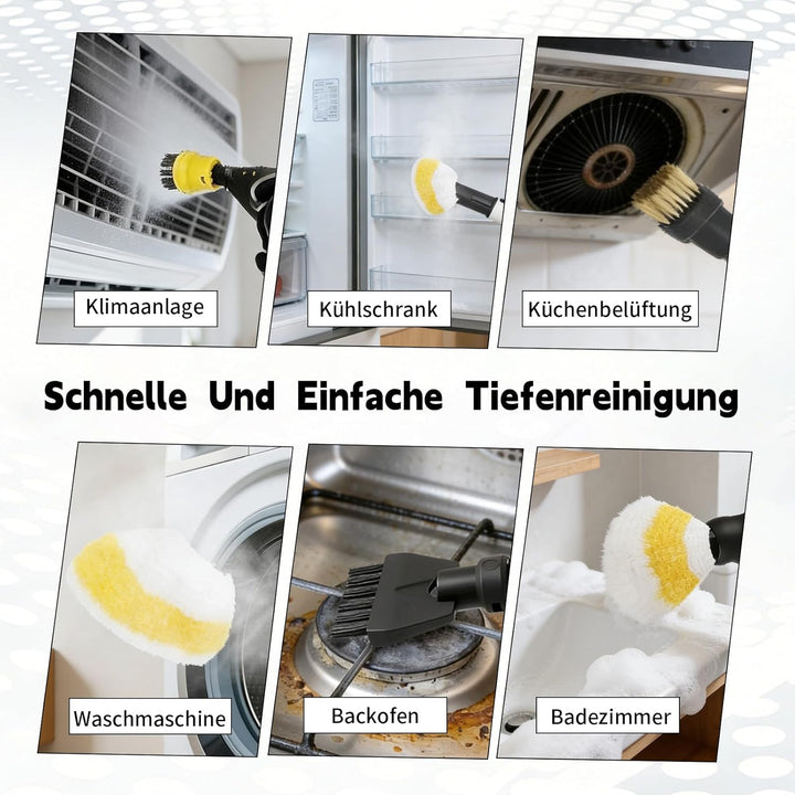 12 Stück Kompatibel für Kärcher Dampfreiniger Zubehör, Ersatzteile für Dampfreiniger Kärcher SC1 SC2