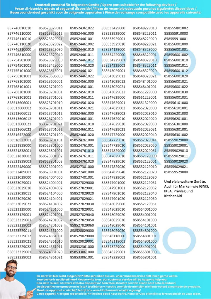 DL-pro Backblech 450x375x43 für Whirlpool Ignis Bauknecht 481010657928 Fettpfanne emailliert tief fü