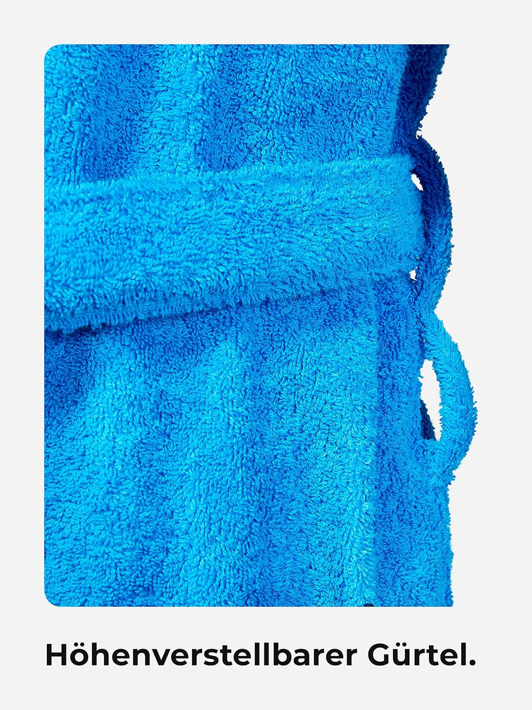 Sowel® Bademantel Damen und Herren, 100% Bio-Baumwolle, Extra Lang mit Kapuze, Morgenmantel, Flausch