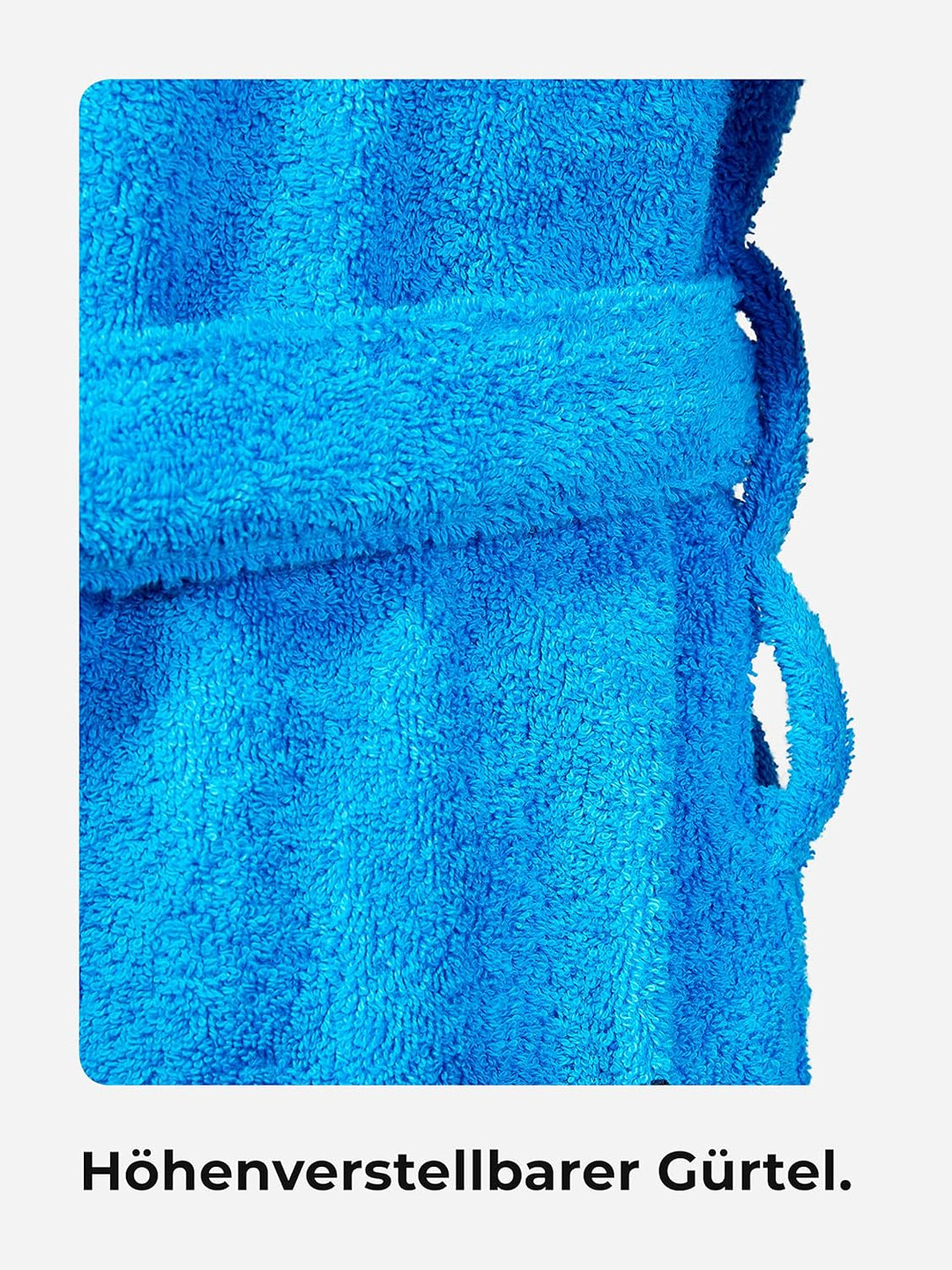 Sowel® Bademantel Damen und Herren, 100% Bio-Baumwolle, Extra Lang mit Kapuze, Morgenmantel, Flausch