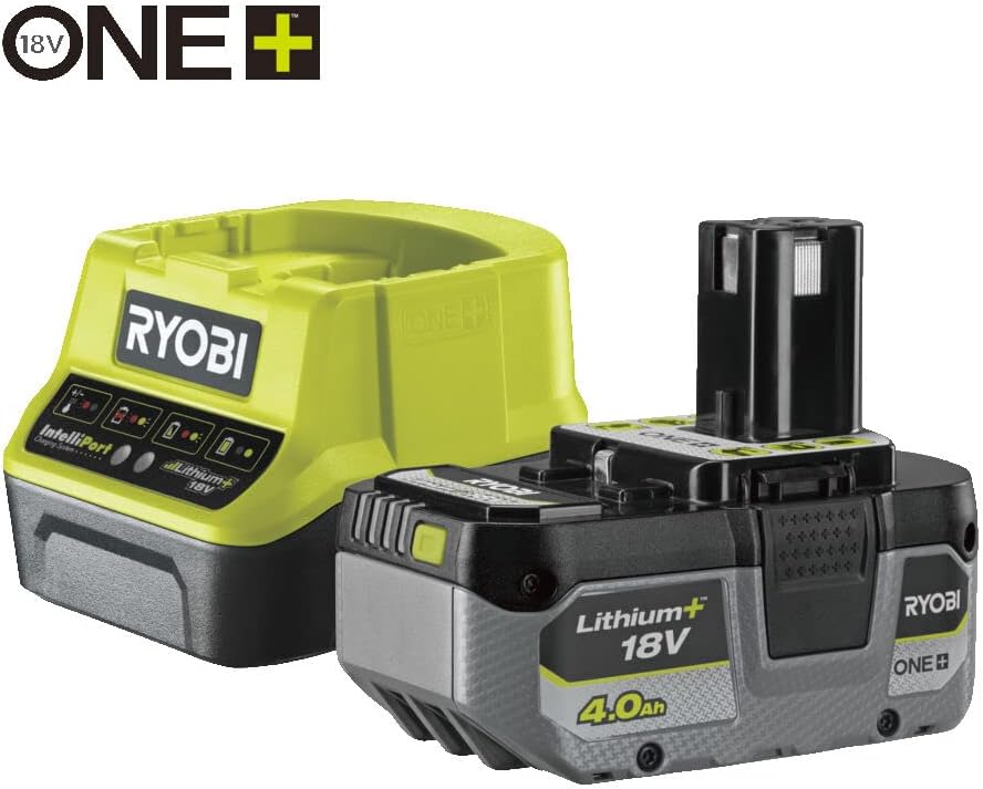 RYOBI 18 V ONE+ Brushless Akku-Bodenhandsauger RSV18BL-1C40G (doppelte zyklonale HEPA-12-Filterung,