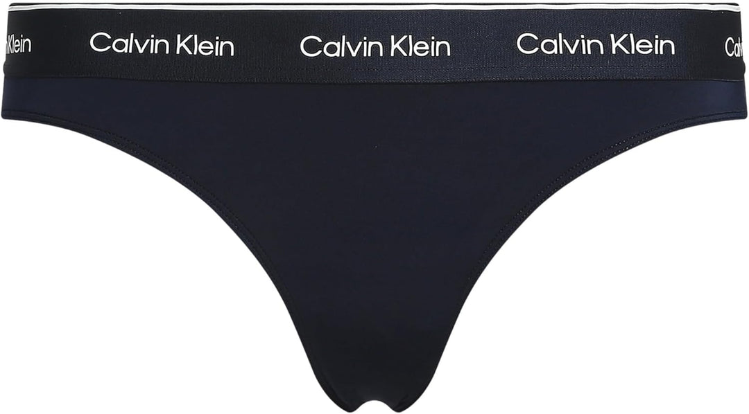 Calvin Klein Damen Bikinihose mit Logobund XS Blue (Dark Sapphire), XS Blue (Dark Sapphire)