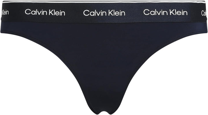 Calvin Klein Damen Bikinihose mit Logobund XS Blue (Dark Sapphire), XS Blue (Dark Sapphire)
