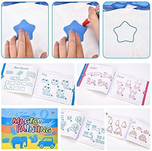 ALLCELE Aqua Wasser Doodle Matte ab 1 2 3 4 5 6 Jahre alt Junge Mädchen, Magic Doodle Malmatte 100 *