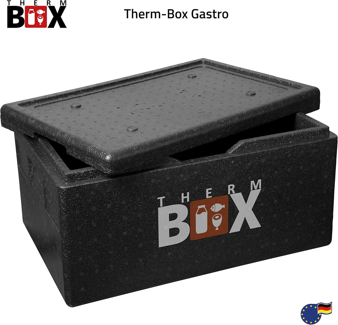 THERM BOX Profi Styroporboxen stappelbar 5 bis 80 Liter Isolierbox Thermobox Warmhaltebox Kühlbox Th