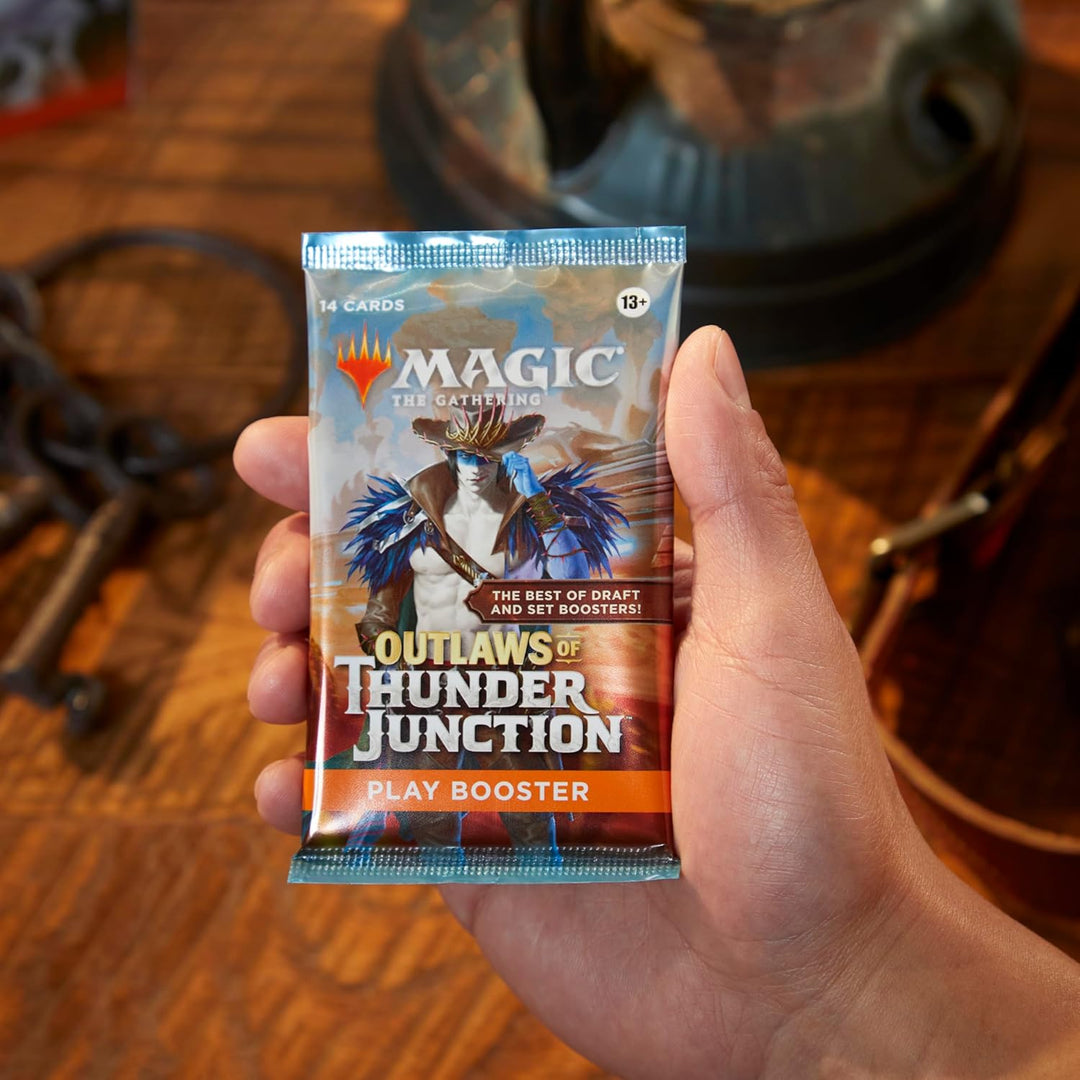 Magic: The Gathering – Outlaws von Thunder Junction Play-Booster-Display – 36 Booster (504 Magic-Kar