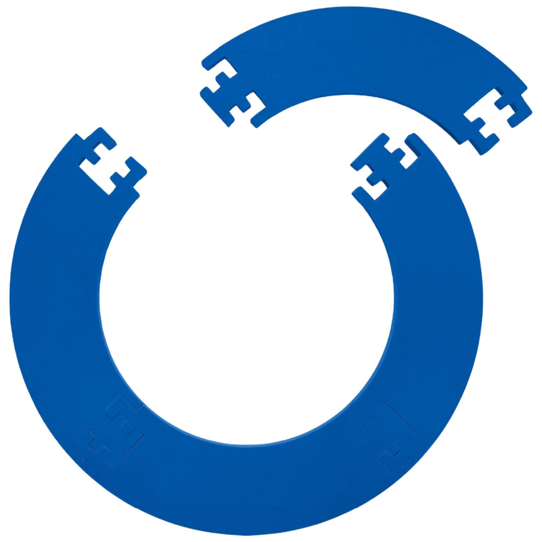 Designa Darts Dartscheiben-Umrandung, langlebig, leicht, Eva-Puzzle-Ring-Design, mehrere Farben Blau