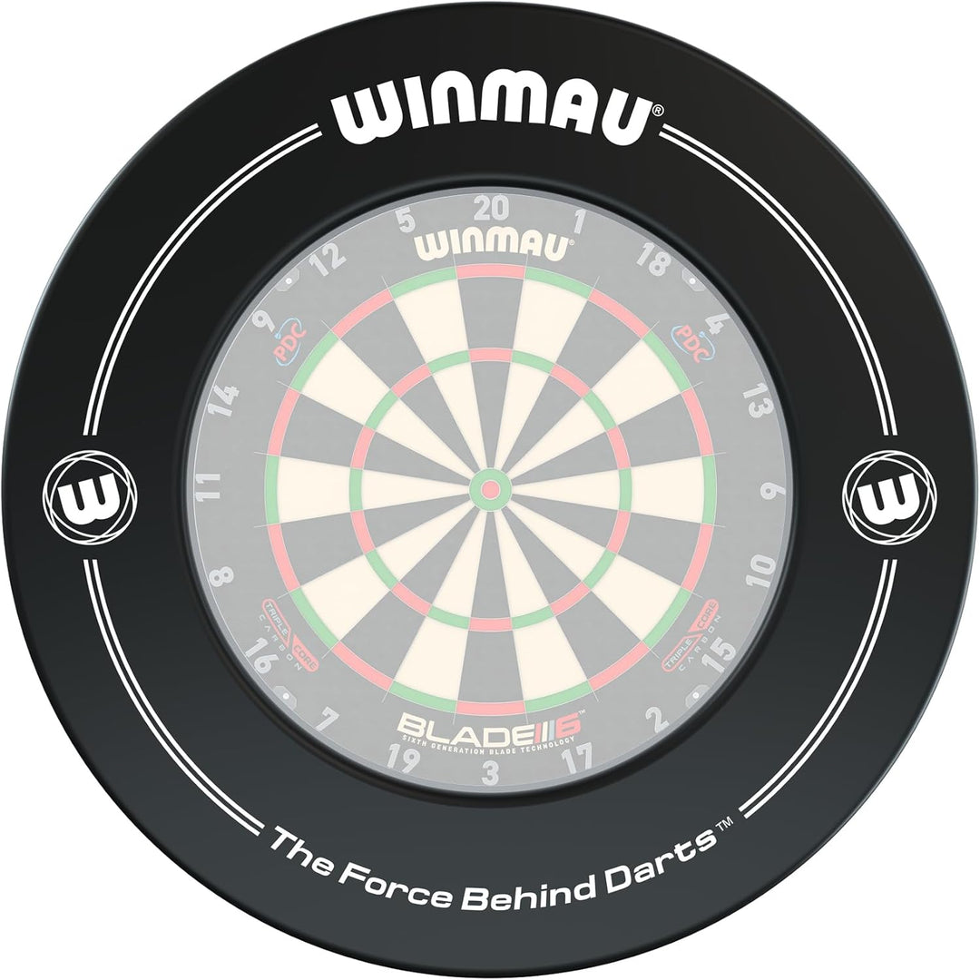 Winmau Dartboard Auffangring Einheitsgrösse Schwarz, Einheitsgrösse Schwarz