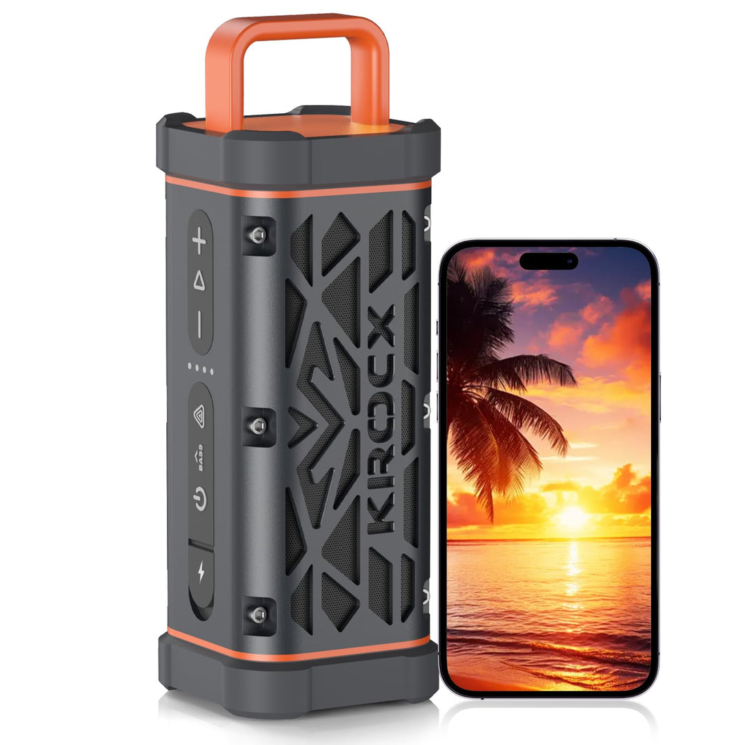 TRAVOR Aluminium Bluetooth Lautsprecher mit Magnet für Reise &amp; Camping | TWS &amp; Bass Boost für Camp,