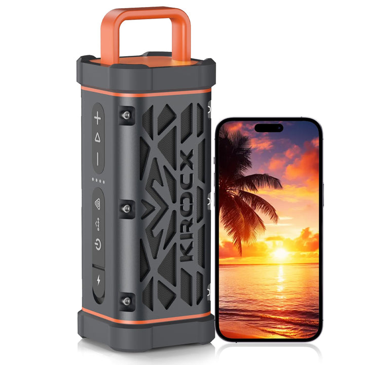 TRAVOR Aluminium Bluetooth Lautsprecher mit Magnet für Reise &amp; Camping | TWS &amp; Bass Boost für Camp,