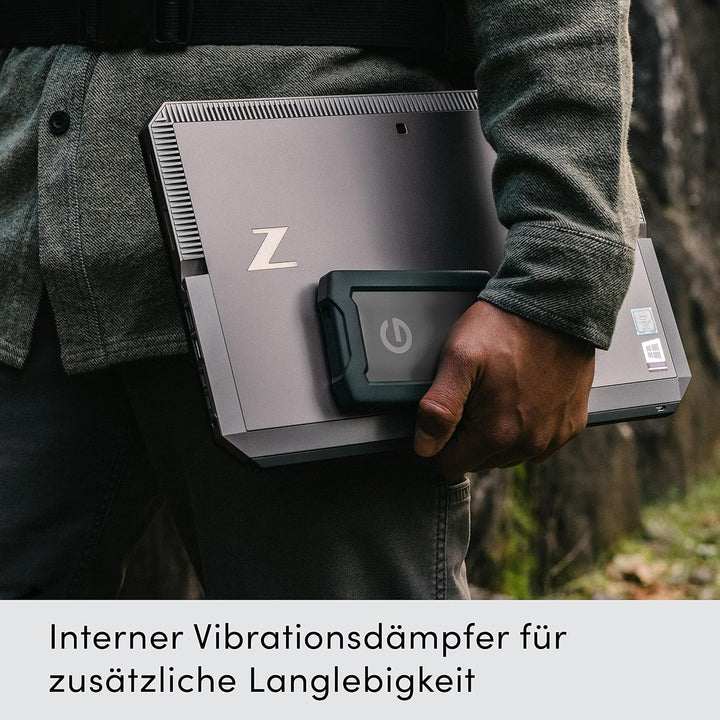 SanDisk PROFESSIONAL G-Drive ArmorATD 2 TB (Mobile Festplatte, All-Terrain Festplatte, USB-C-fähig,