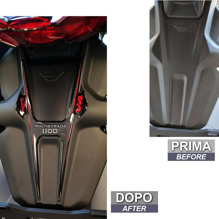 Aufkleber Motorrad Kompatibel Mit Ducati Multistrada V4 1100. Tankpad - Schutz Stopfen - Zehenbereic