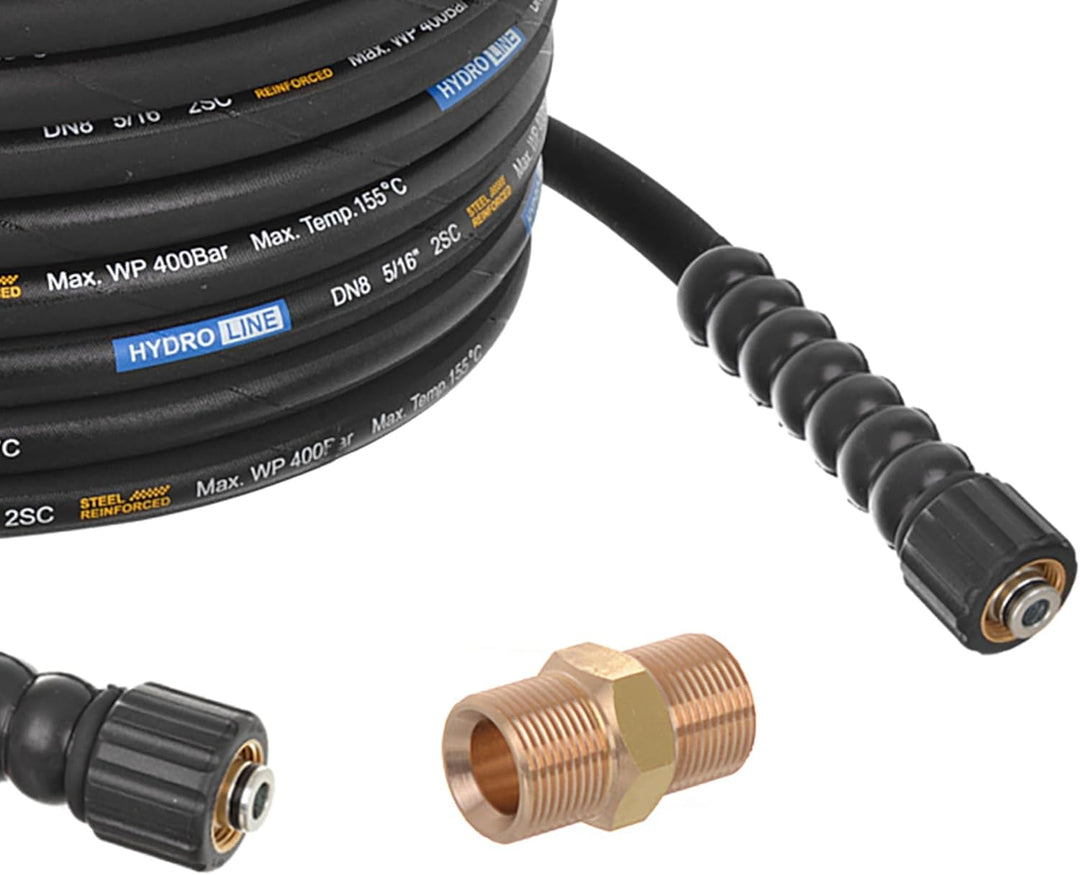 TECHKAR Hochdruckreiniger-Schlauchrohr – Kärcher Verlängerungsschlauch Ersatz – 400bar DN8 Profi M22