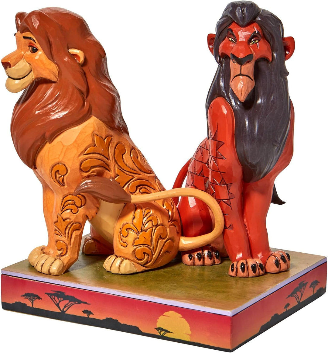 Disney Traditions Simba und Narbenfigur, Höhe 16,5 cm height 16.5cm Mehrfarbig, height 16.5cm Mehrfa