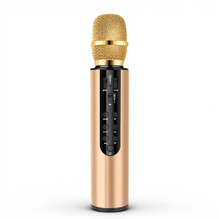 Drahtloses Bluetooth Karaoke Mikrofon, Tragbares Handheld -Lautsprecher Mikrofon für Home Party Gebu