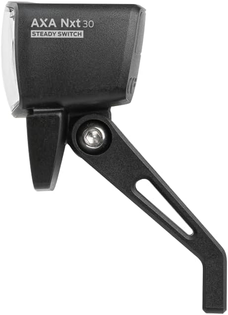 AXA Nxt 30 Switch Dynamo Fahrradlicht – 30 Lux Frontlicht – Steady-Light-Funktion – StVZO Zulassung