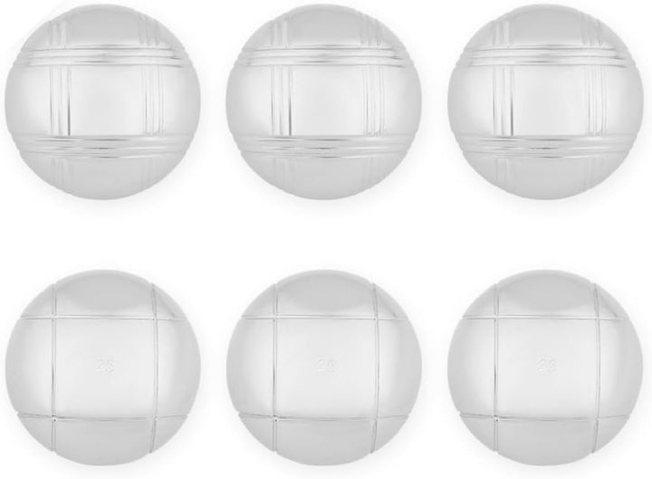 Jeu de boules 6 Metallkugeln im Beutel