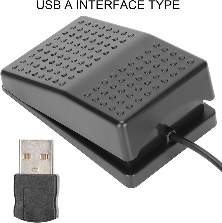 PC USB Fusspedal, Rutschfestes Einzelfusssteuerungs Tastatur Aktionsschalterpedal, Kundenspezifische