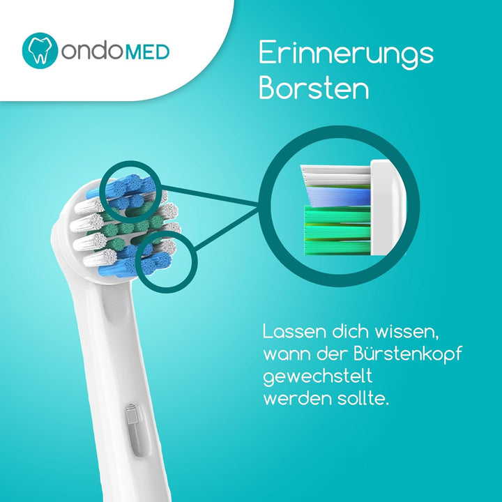 20x Precision Clean Aufsteckbürsten Kompatibel mit Oral b Elektrische Zahnbürste, Zahnbürstenaufsatz