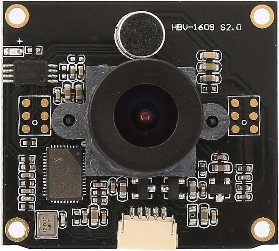 Keenso USB-Kameramodul, 2 Millionen Pixel 1600 * 1200 120 ° HD-Weitwinkelobjektiv USB-Kameramodul mi