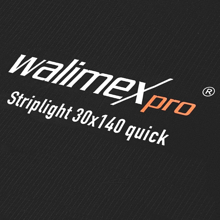 Walimex pro Studio Line Striplight SB QA für Aurora/Bowens/Walimex pro – Softbox, Fläche 30x140cm, 4
