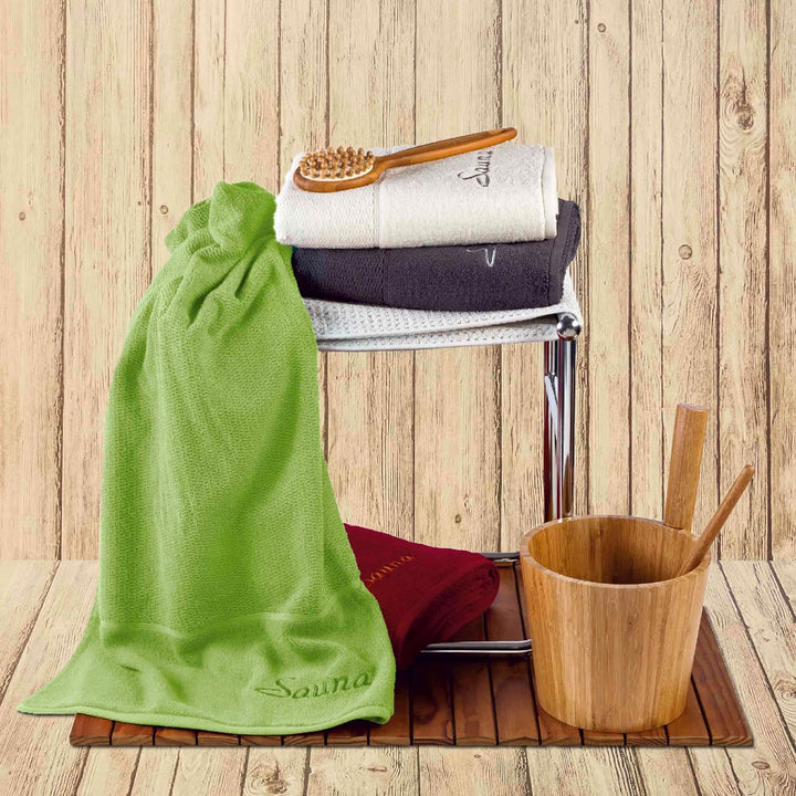 frottana Pearl Saunatuch 80 x 200 cm aus 100% Baumwolle, graphite 80 x 200 cm Graphite, 80 x 200 cm