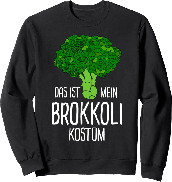 Gemüse Fasching Karnevalskostüm Brokkoli Sweatshirt