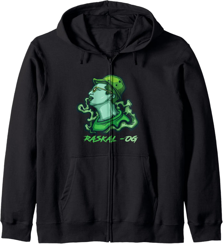Raskal OG Unkraut Geschenk für Männer & Frauen Marihuana Kapuzenjacke