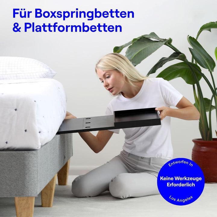 BedShelfie Nachttisch Zum Einhängen Bettablage für Etagenbett und Boxspringbett, Bettablage für WG-Z