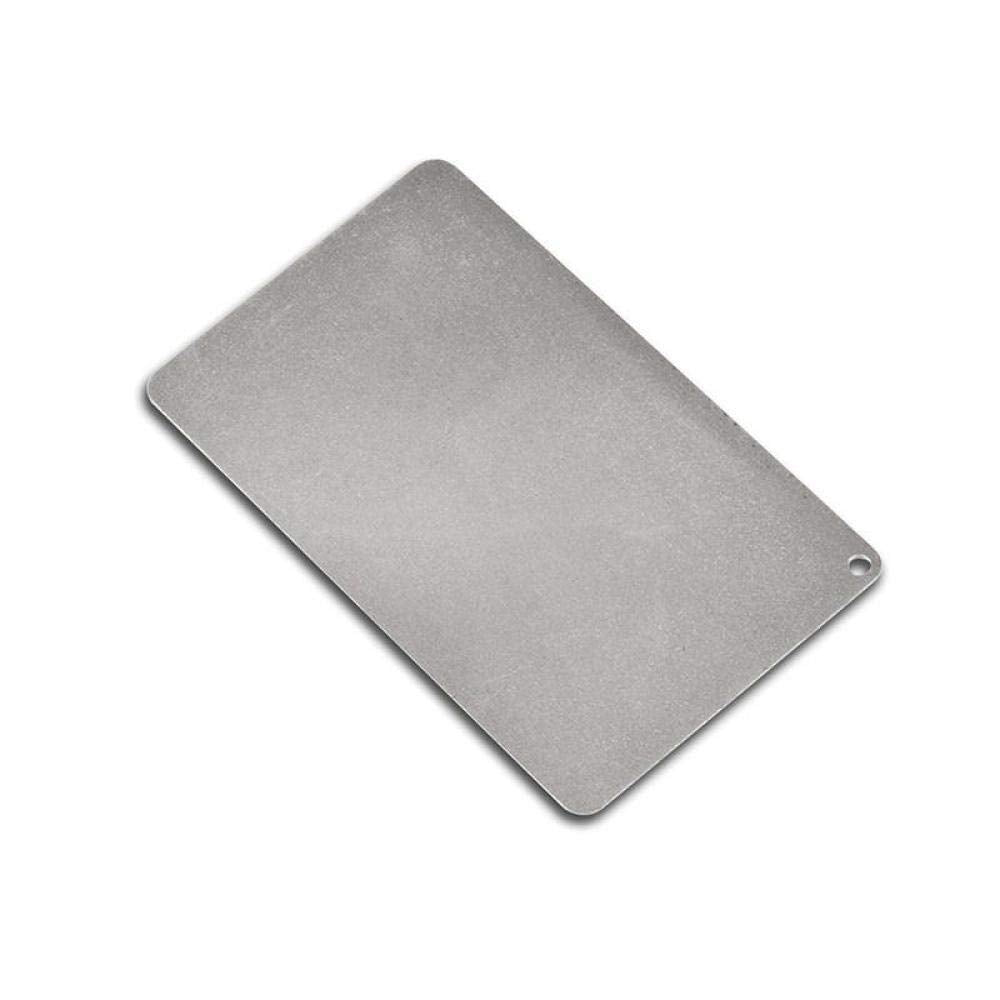Trend CraftPro Kreditkarte Doppelseitiger Diamantschärfstein, Doppelseitig für grobes Schärfen und f