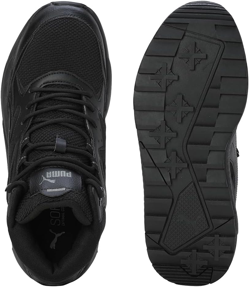 PUMA Unisex X-ray Speed Mid WTR Leichtathletik-Schuh 44.5 EU Schwarz, 44.5 EU Schwarz