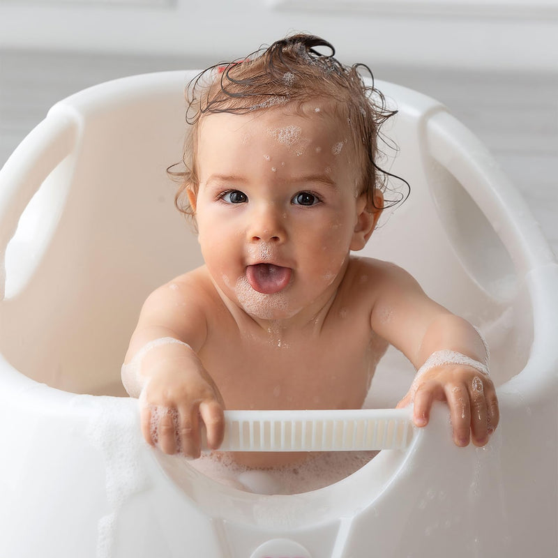 OKBABY Oplà Kleinkinder-Badewanne - Ergonomischer Sitz mit Rückenlehne - Komfortgriff zum Tragen - H