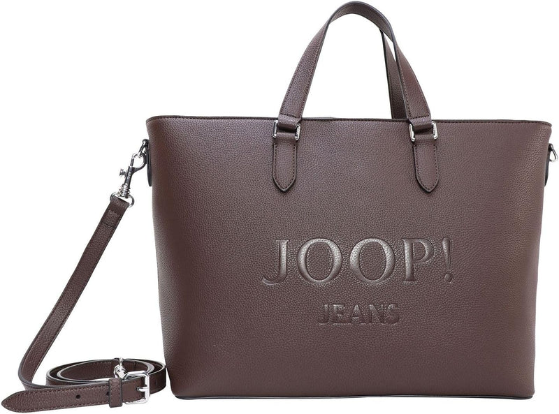 Joop Jeans - lettera ketty handbag lhz grey 34,00x27,50x13,00 cm Farbe:dunkelbraun / Material:cotton