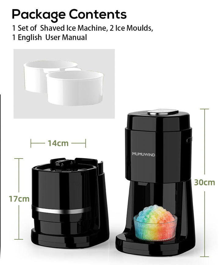 Slushy Maker Ice Shaver, ice crusher, slush-ijsmachine, Elektrische crushed ice maker is geschikt vo
